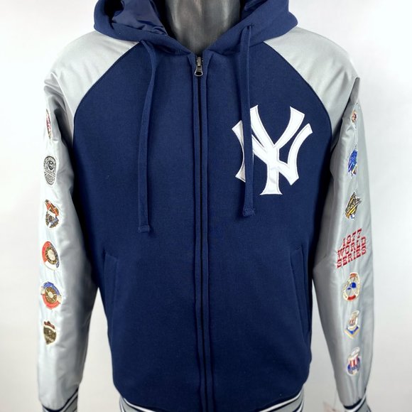 NEW YORK YANKEES 27 TIME WORLD SERIES CHAMPIONSHIP  Hooded Jacket  S M L XL 2X - Picture 4 of 9